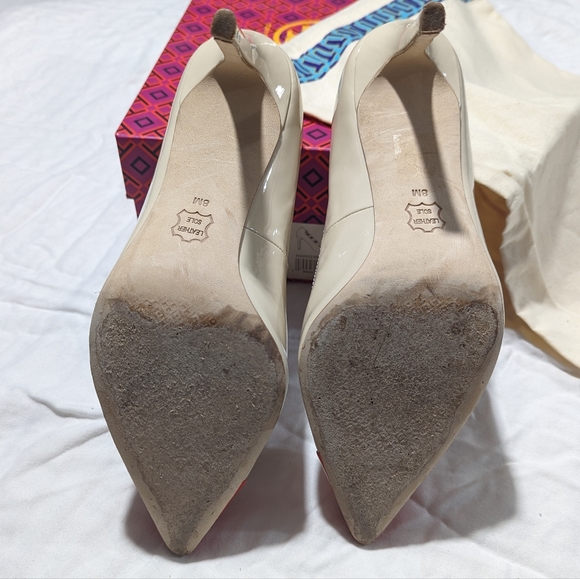Tory Burch dulce de leches samba Elizabeth 85mm pump soft patent leather - Picture 3 of 7